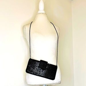Black sequin purse